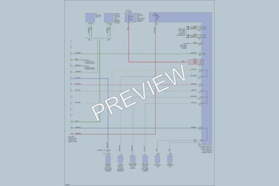 2005 MercedesBenz C240 Computer Data Lines wiring diagram preview