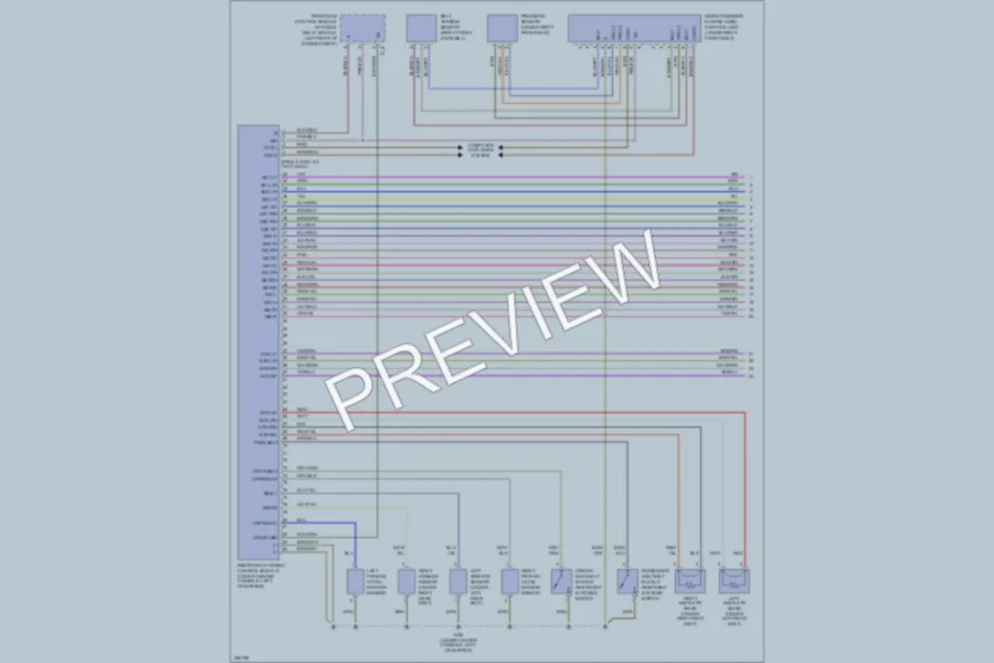 2005 MercedesBenz C320 Supplemental Restraints wiring diagram preview
