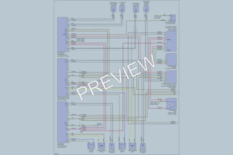 2005 MercedesBenz CLK320 Anti Theft wiring diagram preview