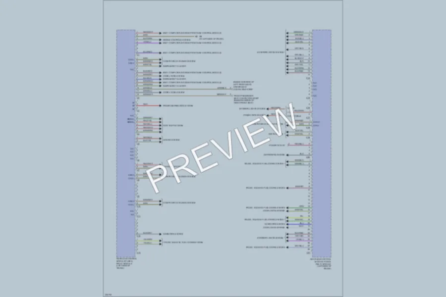 2005 MercedesBenz CLK500 Body Control Modules wiring diagram preview