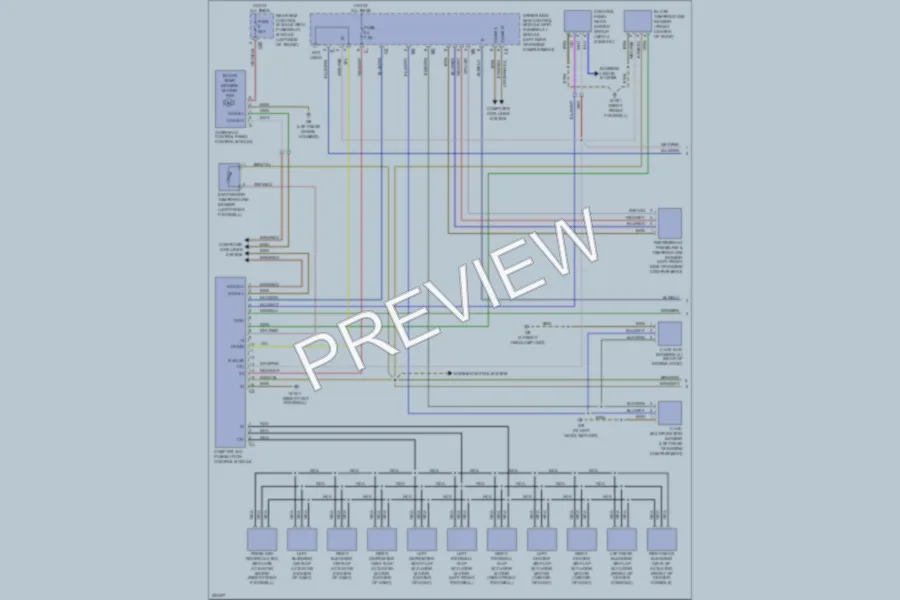 2005 MercedesBenz E320 Air Conditioning wiring diagram preview