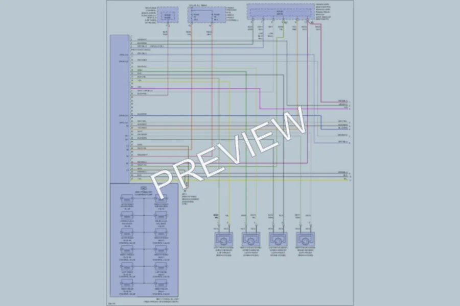 2005 MercedesBenz E500 Anti Lock Brakes wiring diagram preview