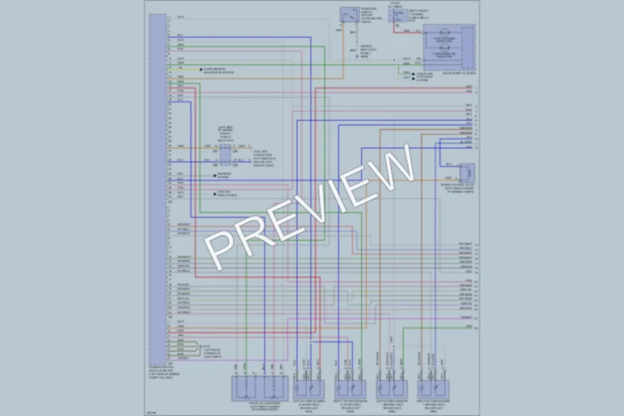 2005 MercedesBenz ML500 Engine Performance wiring diagram preview