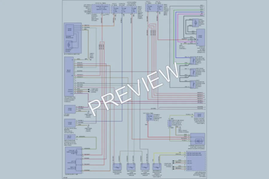 2005 MercedesBenz S500 Air Conditioning wiring diagram preview