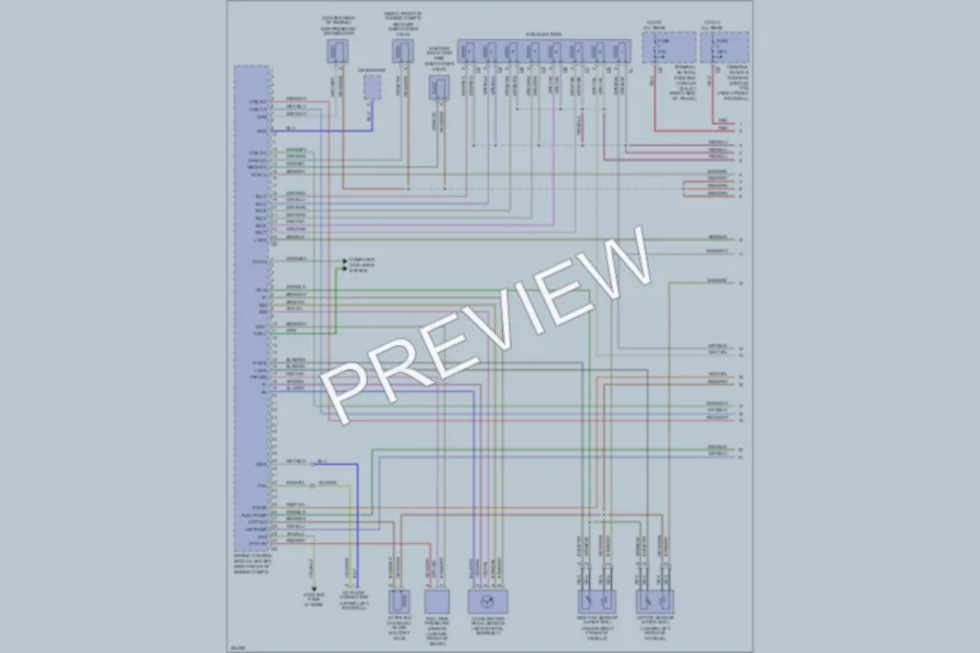 2005 MercedesBenz S500 Engine Performance wiring diagram preview