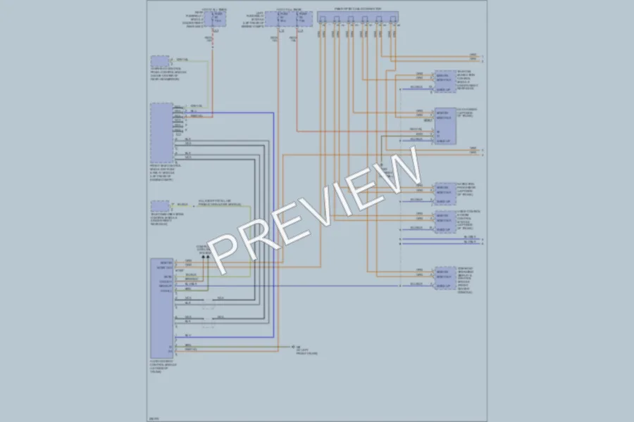 2005 MercedesBenz S500 Radio wiring diagram preview