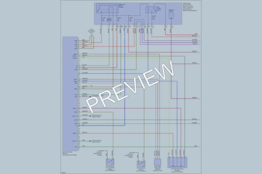 2005 MercedesBenz SLK350 Engine Performance wiring diagram preview