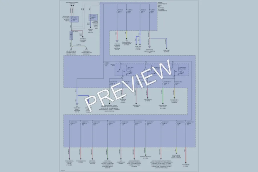 2005 Mitsubishi Eclipse Power Distribution wiring diagram preview