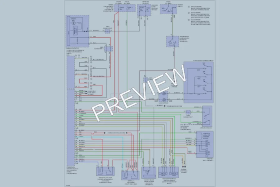 2005 Mitsubishi Endeavor Cruise Control wiring diagram preview