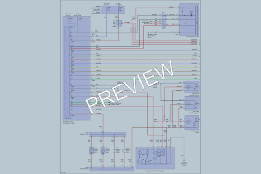 2005 Mitsubishi Endeavor Interior Lights wiring diagram preview