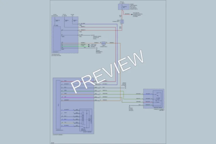 2005 Mitsubishi Endeavor Power Top Sunroof wiring diagram preview
