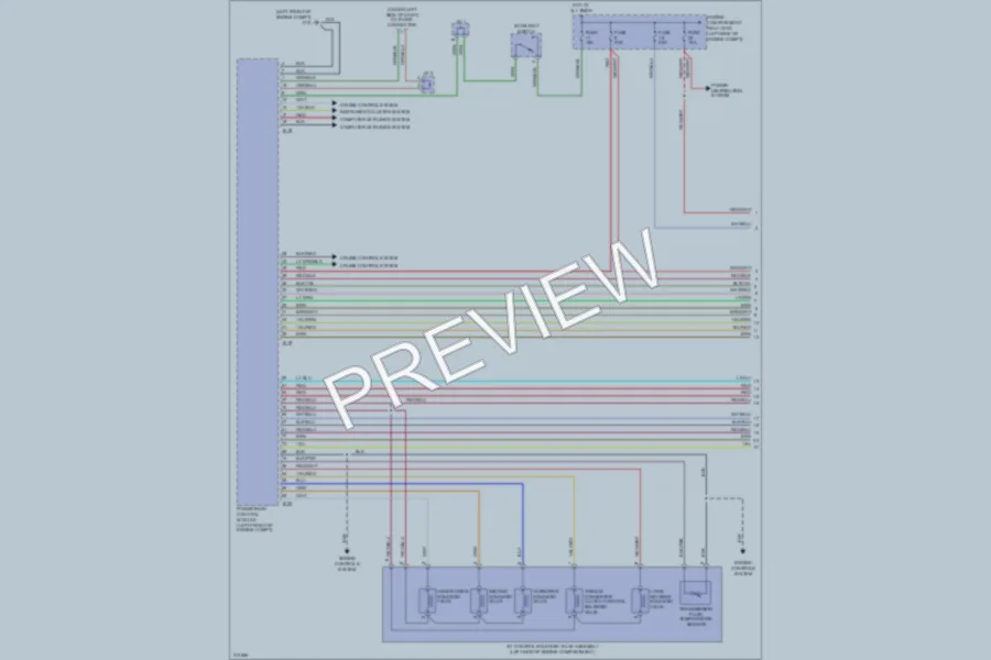 2005 Mitsubishi Endeavor Transmission wiring diagram preview