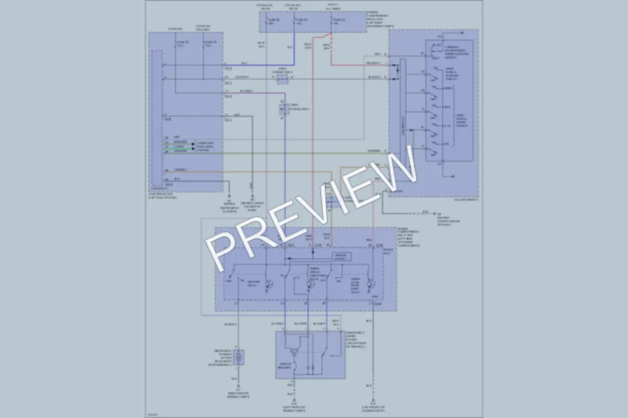 2005 Mitsubishi Endeavor Wiper Washer wiring diagram preview