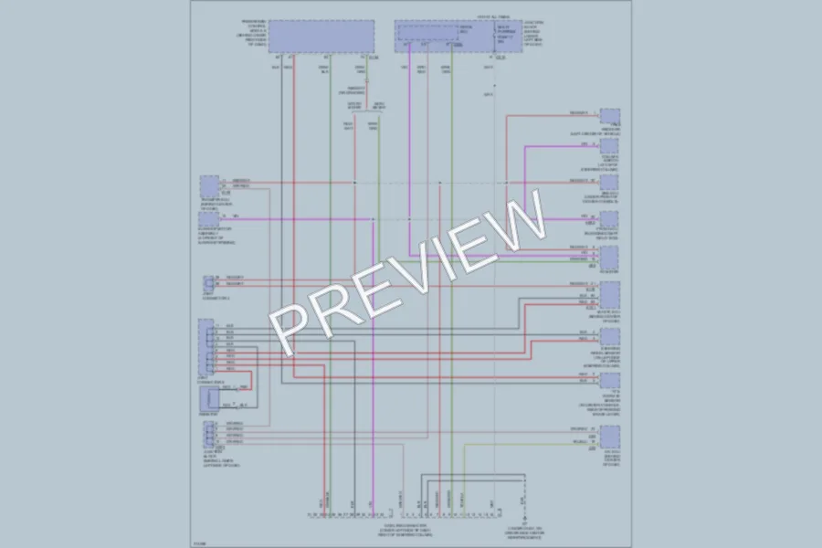 2005 Mitsubishi Montero Computer Data Lines wiring diagram preview