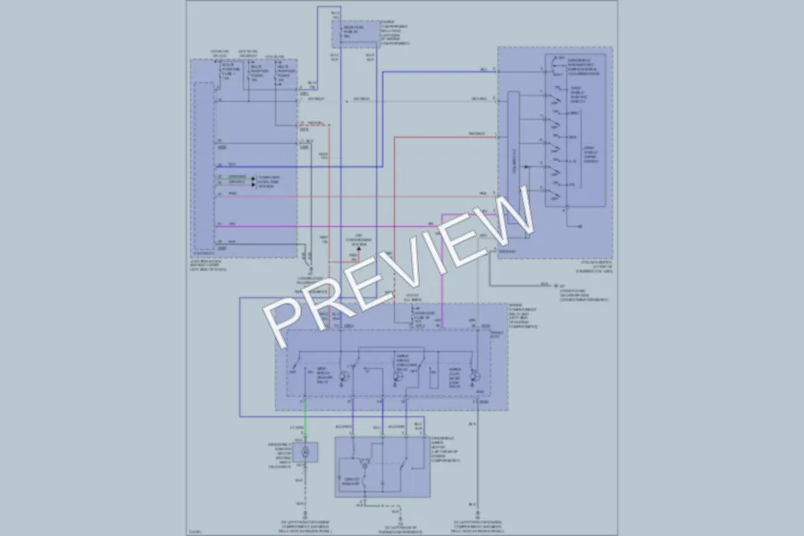 2005 Mitsubishi Montero Wiper Washer wiring diagram preview