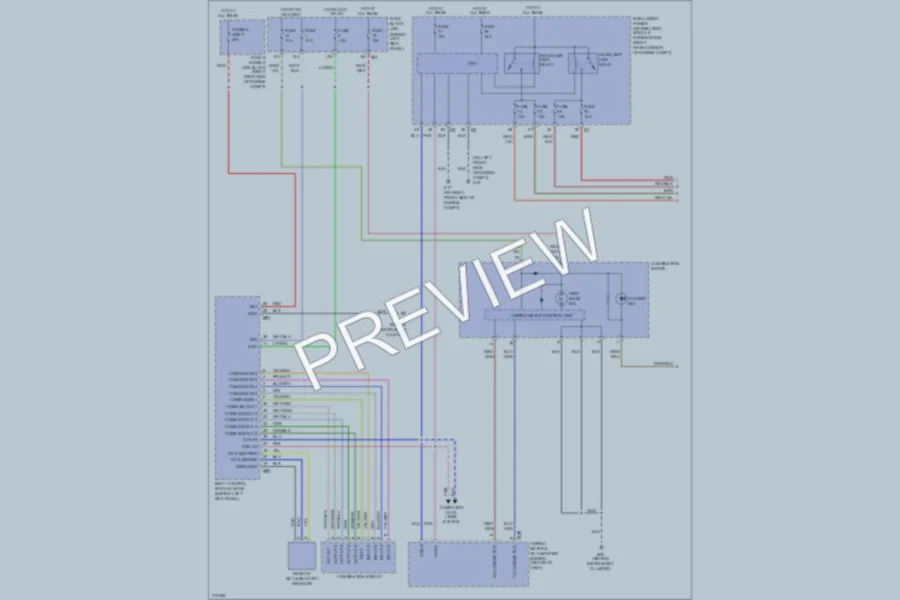 2005 Nissan 350Z Headlights wiring diagram preview