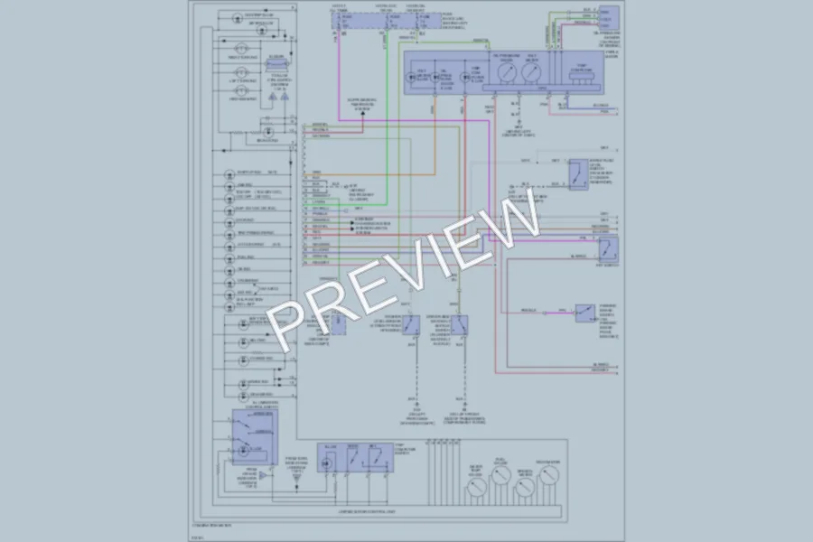 2005 Nissan 350Z Instrument Cluster wiring diagram preview