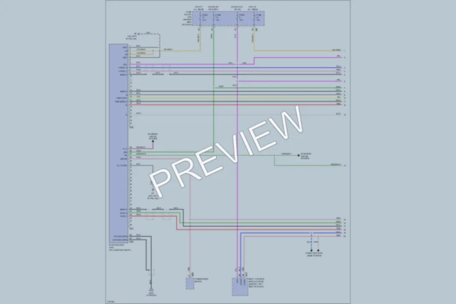 2005 Nissan Altima Navigation wiring diagram preview
