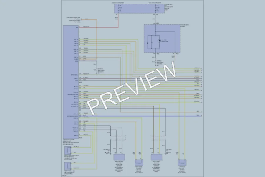 2005 Nissan Altima Supplemental Restraints wiring diagram preview