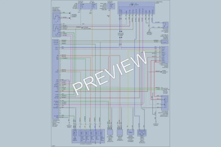 2005 Nissan Altima Transmission wiring diagram preview