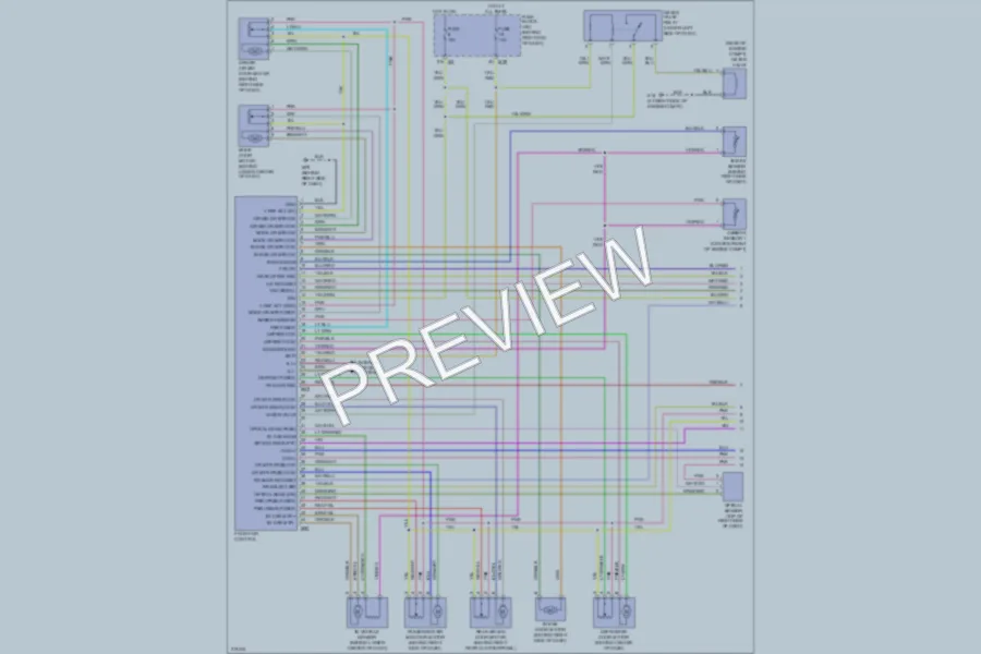 2005 Nissan Armada Air Conditioning wiring diagram preview