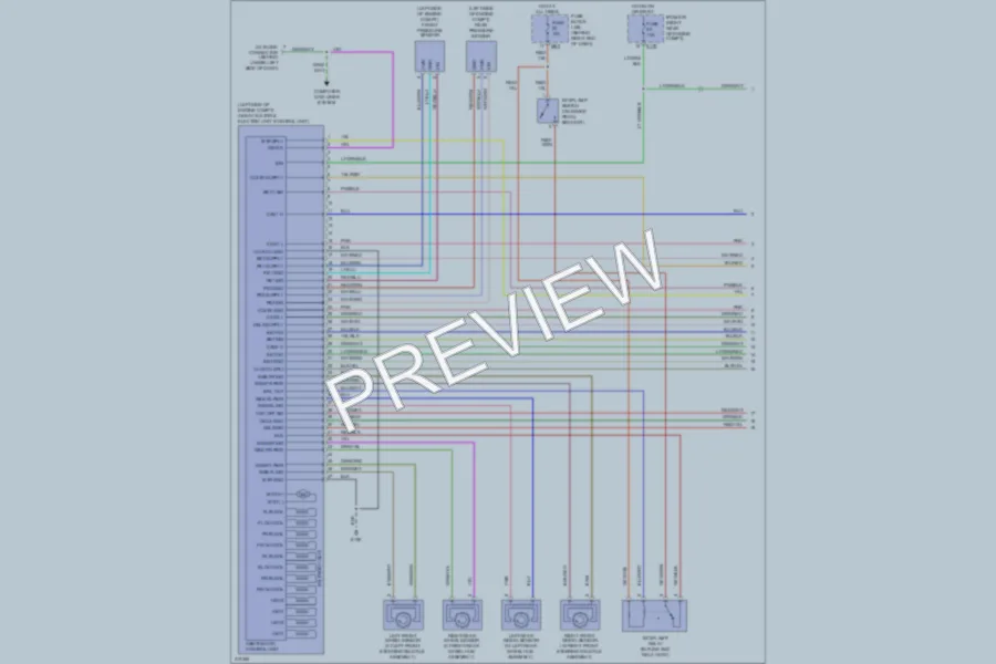 2005 Nissan Armada Anti Lock Brakes wiring diagram preview