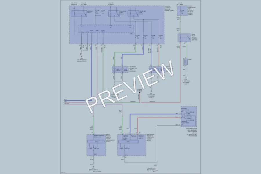 2005 Nissan Armada Anti Theft wiring diagram preview