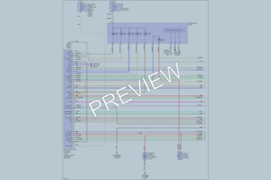 2005 Nissan Armada Transmission wiring diagram preview