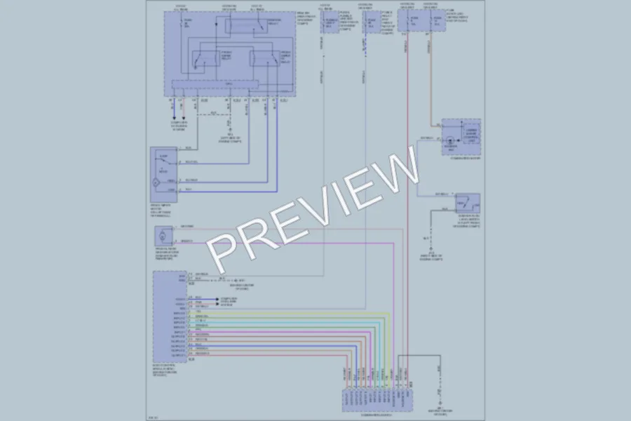 2005 Nissan Armada Wiper Washer wiring diagram preview