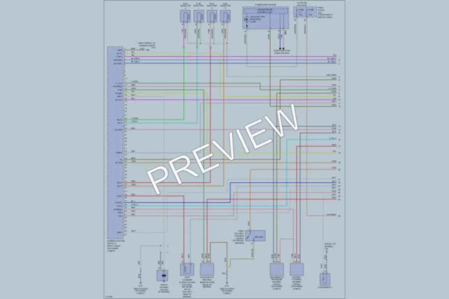 2005 Nissan Frontier Engine Performance wiring diagram preview