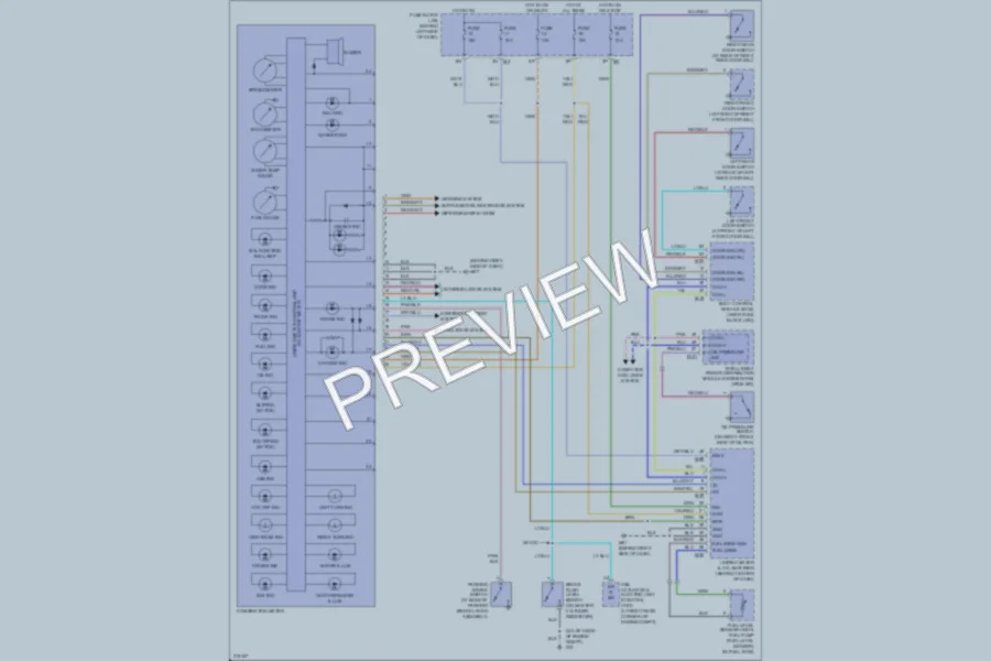 2005 Nissan Maxima Instrument Cluster wiring diagram preview