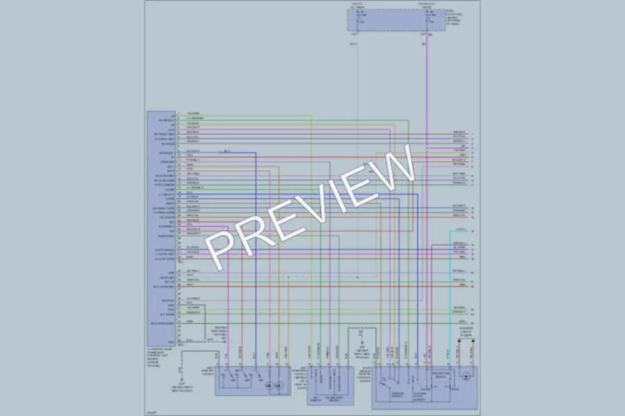 2005 Nissan Maxima Memory Systems wiring diagram preview