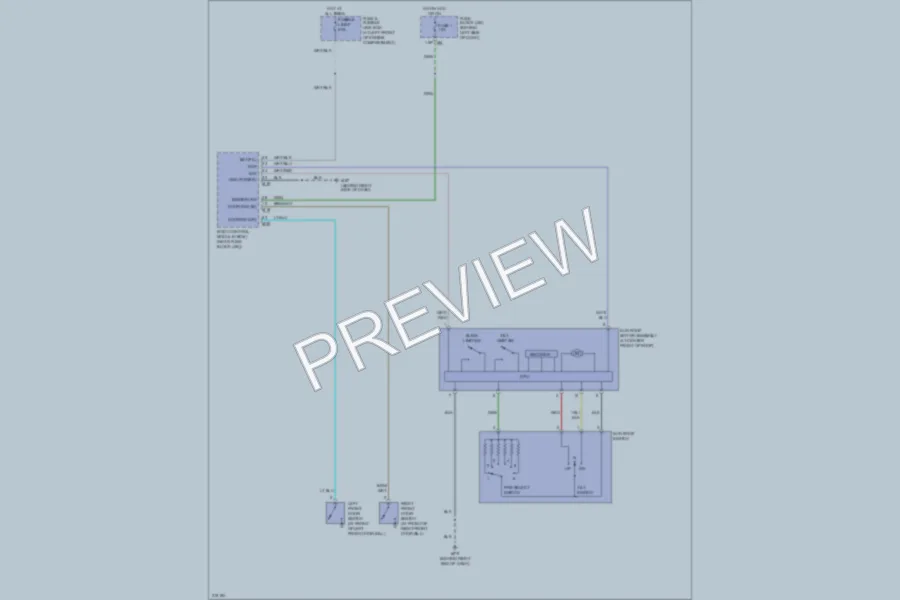 2005 Nissan Maxima Power Top Sunroof wiring diagram preview