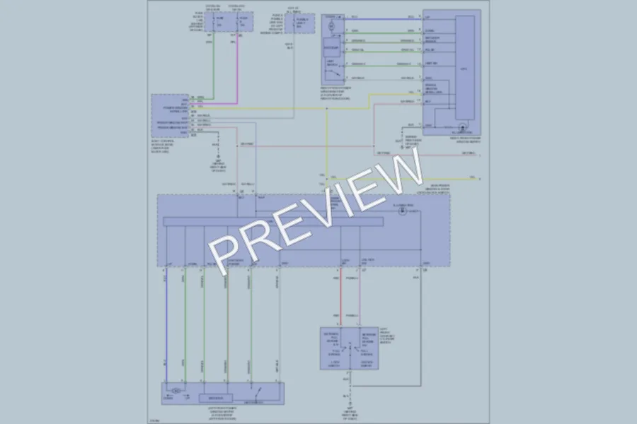 2005 Nissan Maxima Power Windows wiring diagram preview