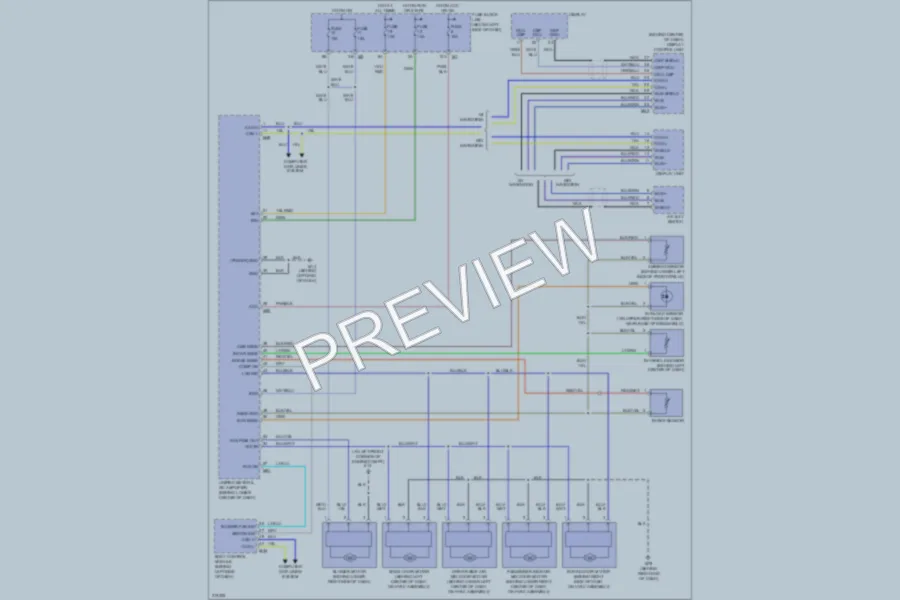 2005 Nissan Murano Air Conditioning wiring diagram preview