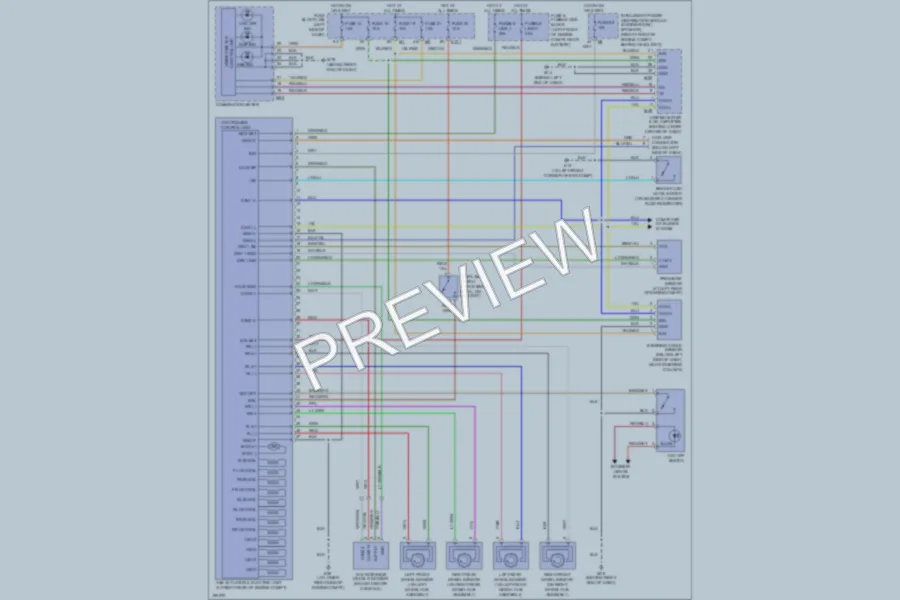 2005 Nissan Murano Anti Lock Brakes wiring diagram preview