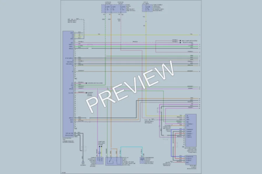 2005 Nissan Murano Navigation wiring diagram preview