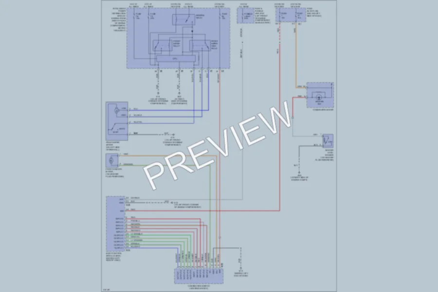 2005 Nissan Murano Wiper Washer wiring diagram preview