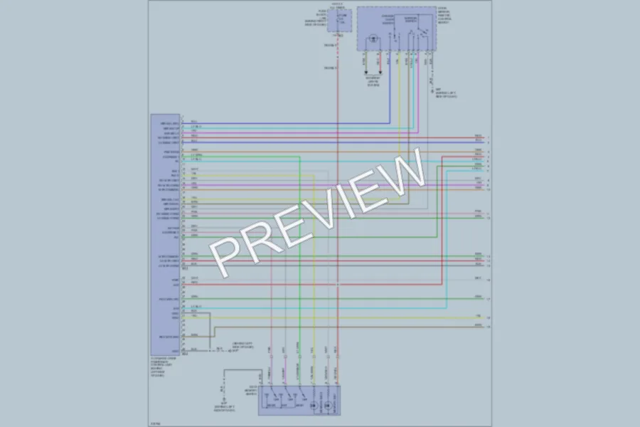 2005 Nissan Pathfinder Memory Systems wiring diagram preview