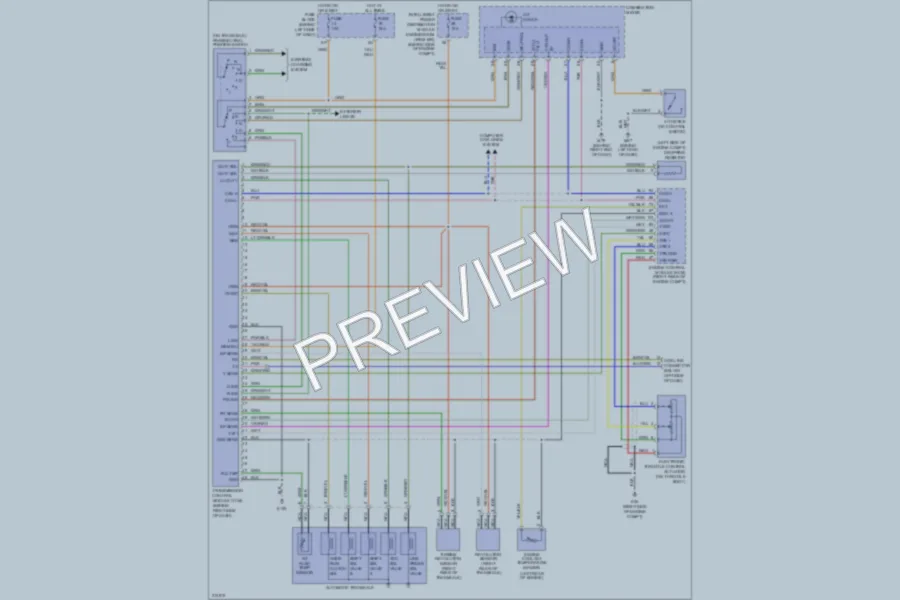 2005 Nissan Quest Transmission wiring diagram preview
