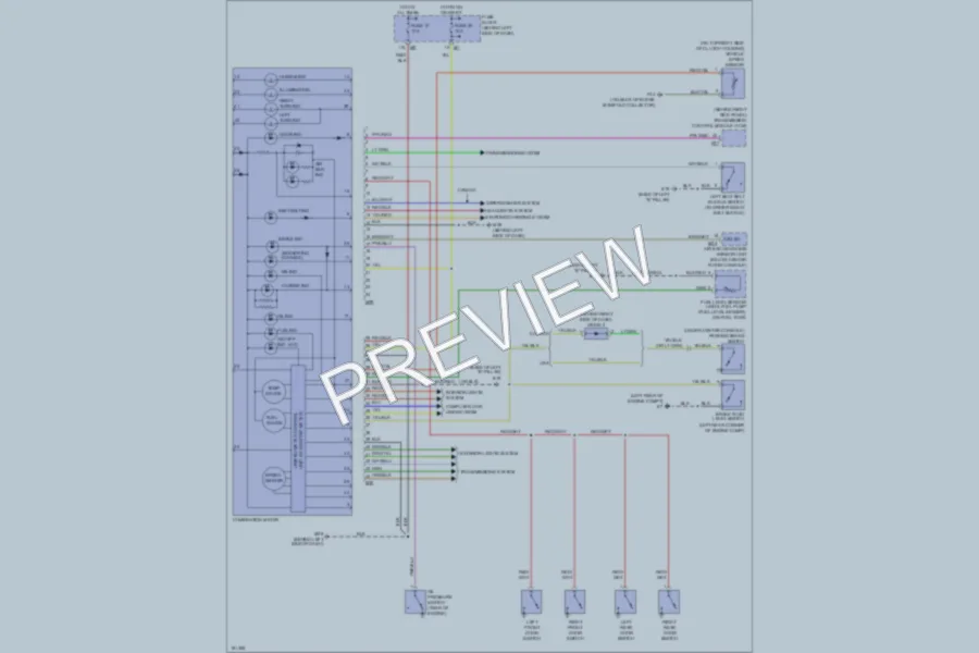 2005 Nissan Sentra Instrument Cluster wiring diagram preview