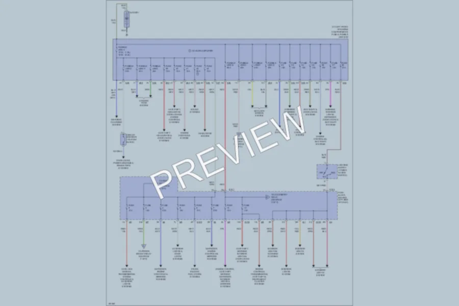 2005 Nissan Sentra Power Distribution wiring diagram preview