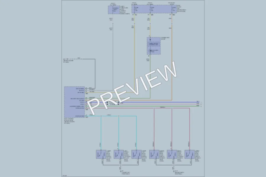 2005 Nissan Titan Anti Theft wiring diagram preview