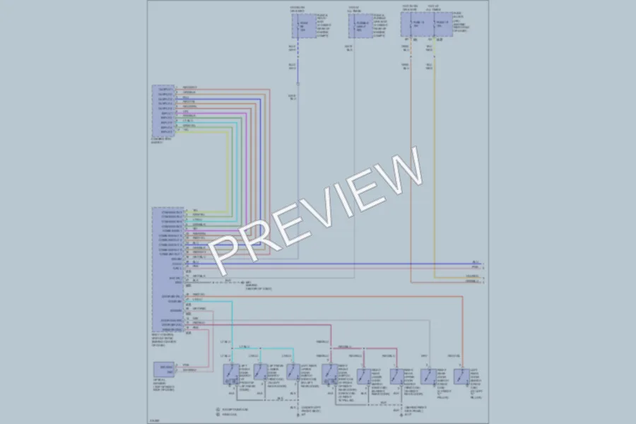 2005 Nissan Titan Headlights wiring diagram preview