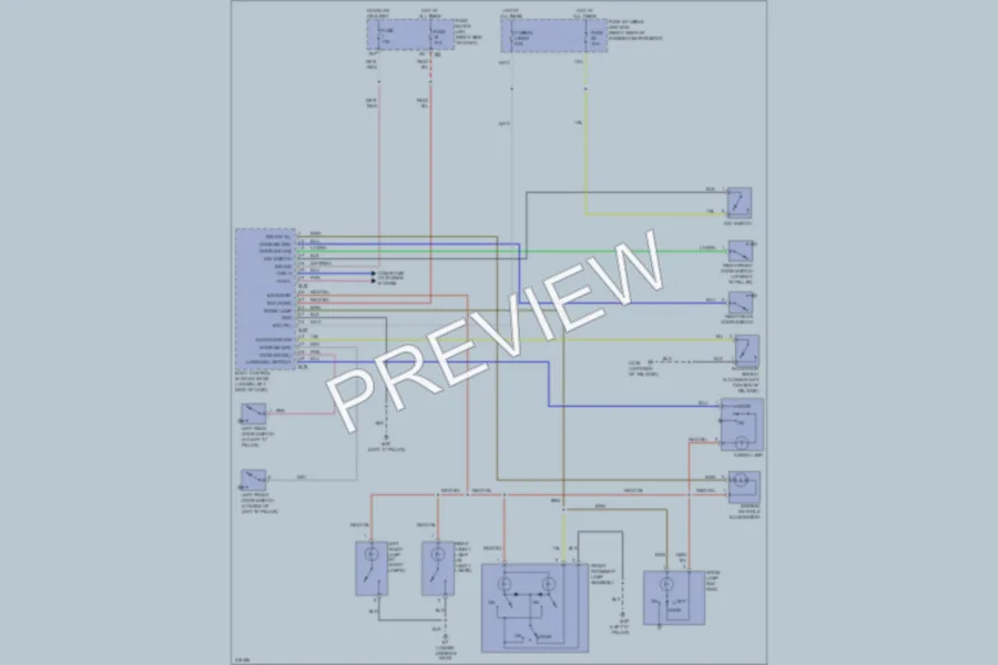 2005 Nissan Xterra Interior Lights wiring diagram preview