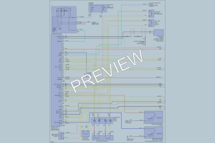 2005 Nissan Xterra Supplemental Restraints wiring diagram preview