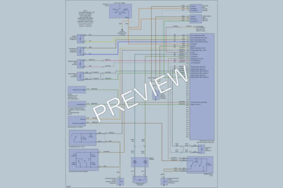 2005 Porsche 911 Supplemental Restraints wiring diagram preview