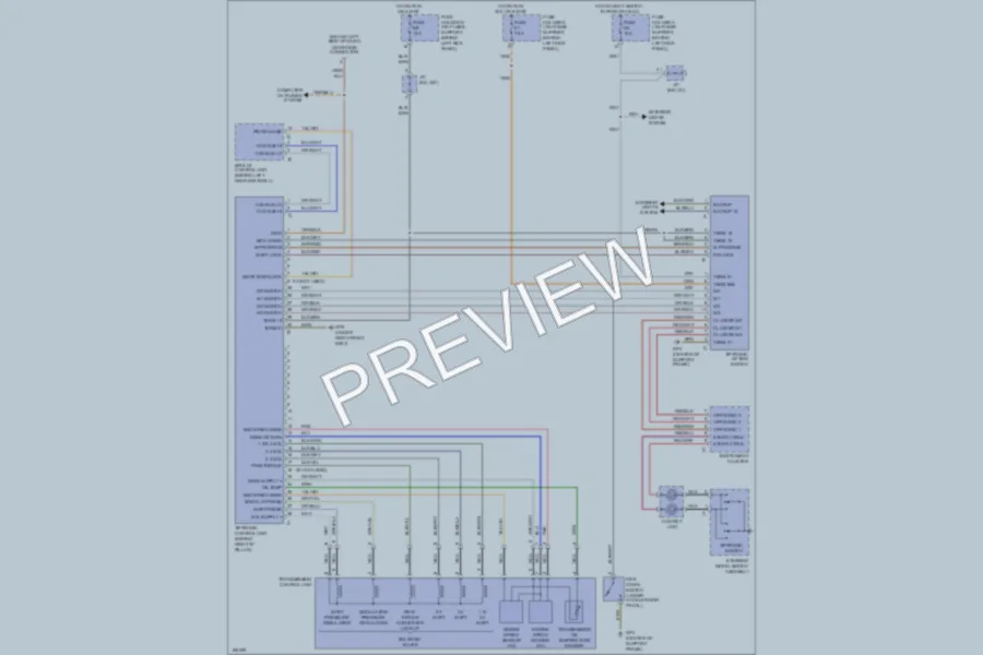 2005 Porsche 911 Transmission wiring diagram preview