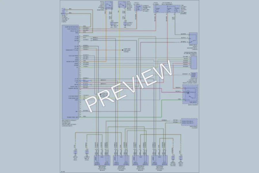 2005 Porsche Boxster Anti Lock Brakes wiring diagram preview
