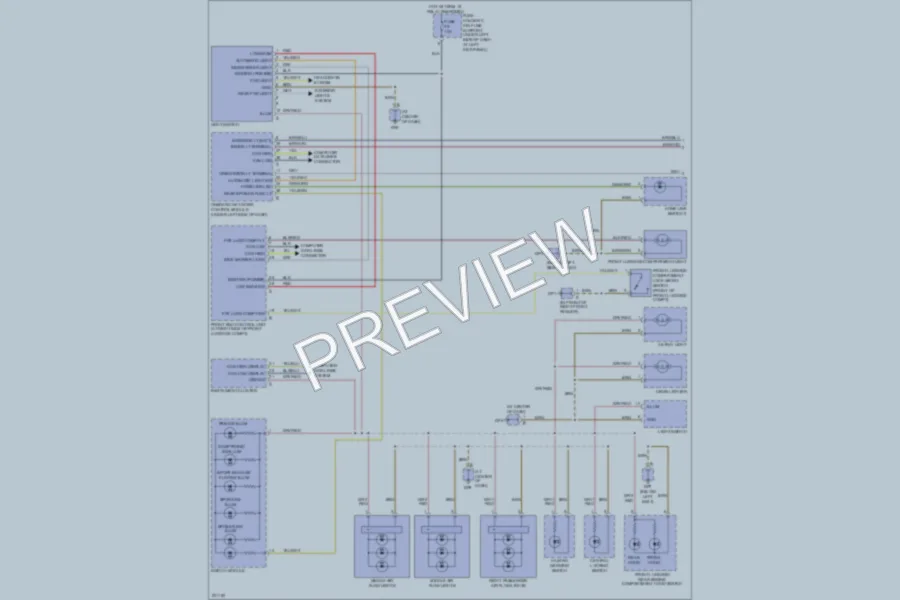 2005 Porsche Boxster Interior Lights wiring diagram preview